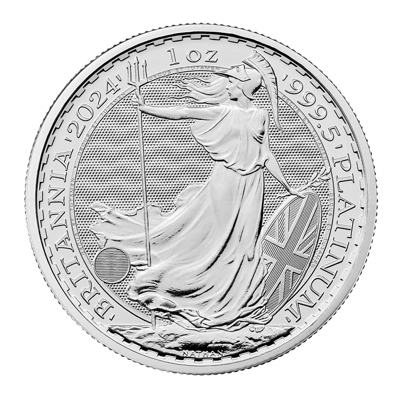 Image for 1 oz Platinum Britannia (2024) from TD Precious Metals